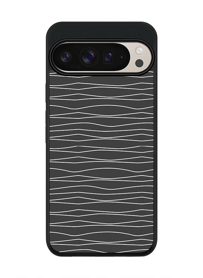Stylizedd For Google Pixel 9 Pro XL Case,Slim fit Camera Protection, Shockproof Thin Phone cover - Squiggly Lines  - Image 1