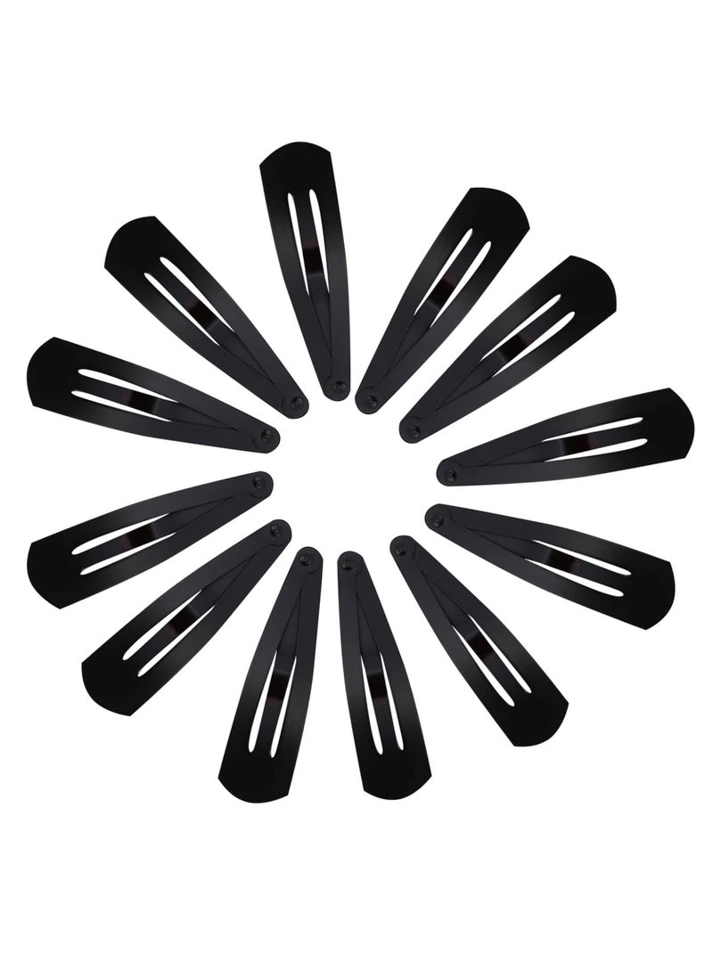 مملكة الإكسسوارات إكسسوارات شعر تيك تاك كينجدوم من أكسسورايز للنساء والفتيات (أسود غير لامع، عبوة من قطعتين، 24 قطعة) - Image 2