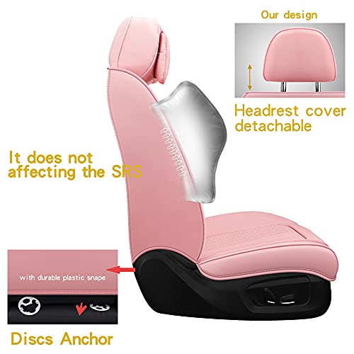 NS YOLO Full Coverage Faux Leather Car Seat Covers Universal Fit for Cars,SUVs and Pick-up Trucks with Waterproof Leatherette in Auto Interior Accessories - Image 4