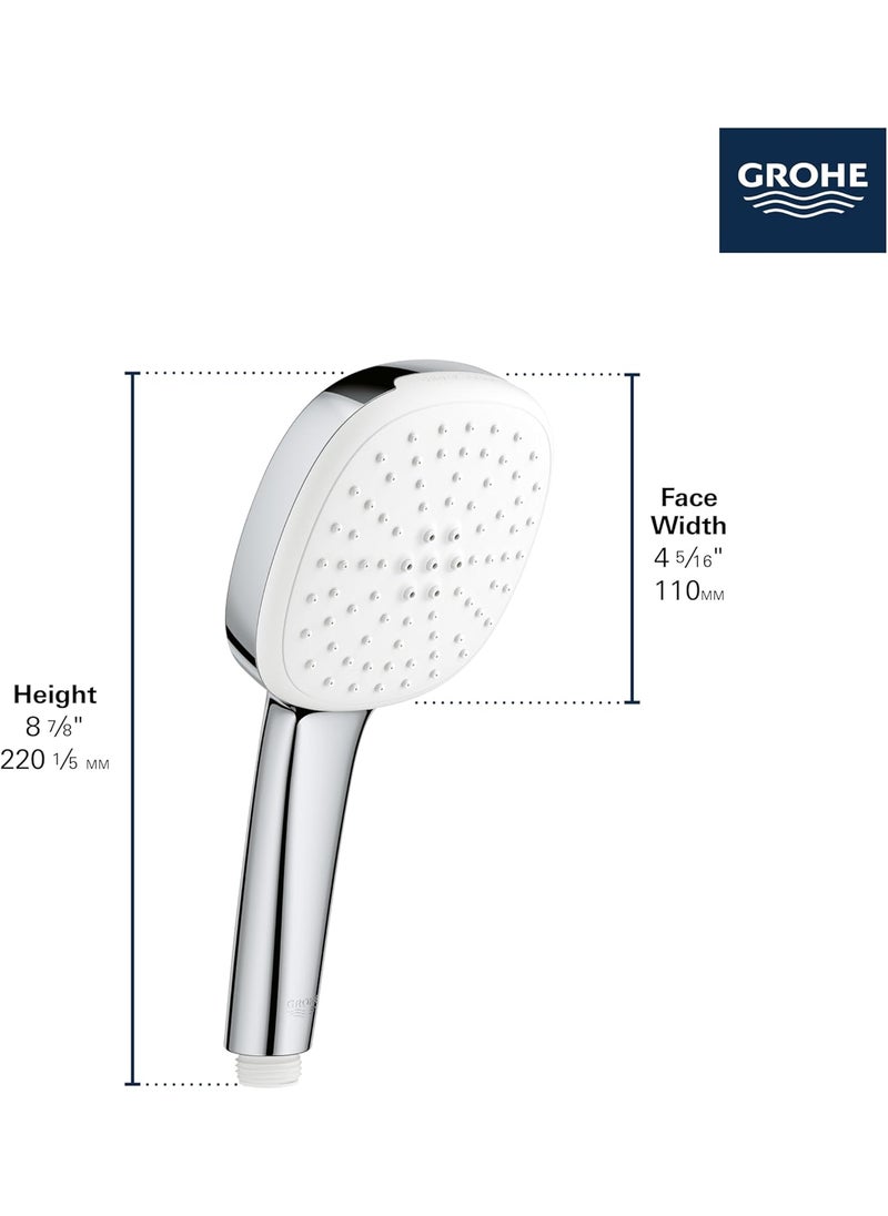 Grohe GROHE 26783002 Tempesta 24Inch Shower Rail Set 2Spray Square 15 GPM StarLight Chrome  - Image 5