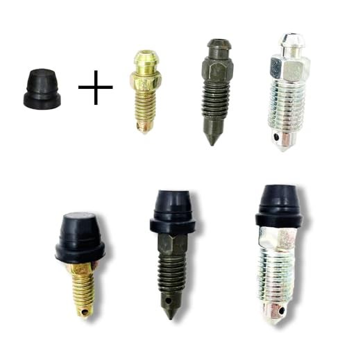 HAOBO 18PCS Black Brake Dust Cover, Rubber Dust Stem Cover, Grease Fitting Caps, Brake Caliper Bleeder Cap, Brake Bleeder Screw Cap, Rubber Dust Cover for Cars, SUVs, Trucks, Motorcycles - Image 4