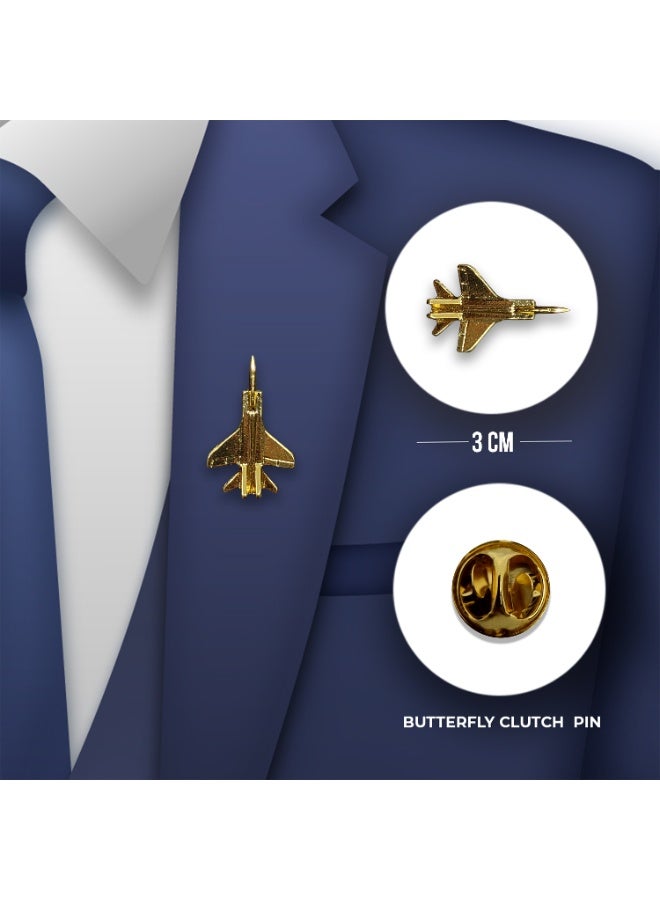 Fighter Gifts MIG-31 FOXHOUND GOLD PIN - Image 1