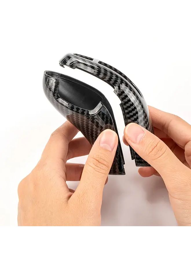 Gear Shift Knob Carbon Fiber Texture Lever Direct Fit For BMW 1 2 3 Series F20 F21 F22 F30 F32 F34 F36 F06 F10 F12 F15 F16 M Sport Design Glossy Black Durable Precise Shifting Easy Installation Polished Surface Enhanced Grip Sporty Interior Upgrade 2012 2019 - Image 5