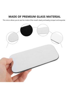 FOMIYES FOMIYES Dental Photography Mirror Oral Orthodontic Implant Reflector Pofessional Dental Occlusal Photographic Mouth Mirror Rhodium Dental Plated Glass Intraoral Photo Reflector Mouth Mirror Dental  - Image 4