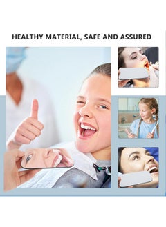 FOMIYES FOMIYES Dental Photography Mirror Oral Orthodontic Implant Reflector Pofessional Dental Occlusal Photographic Mouth Mirror Rhodium Dental Plated Glass Intraoral Photo Reflector Mouth Mirror Dental  - Image 2