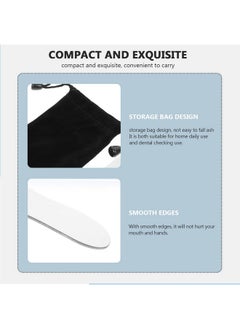 FOMIYES FOMIYES Dental Photography Mirror Oral Orthodontic Implant Reflector Pofessional Dental Occlusal Photographic Mouth Mirror Rhodium Dental Plated Glass Intraoral Photo Reflector Mouth Mirror Dental  - Image 5
