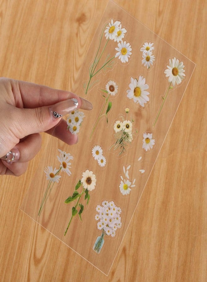 LoveBB Natural Flower Stickers for Scrapbooking, 42 Sheet Floral Resin Stickers Decals Botanical Journaling Sticker for Junk Journal Bullet Planner Scrapbook Supplies - Image 2
