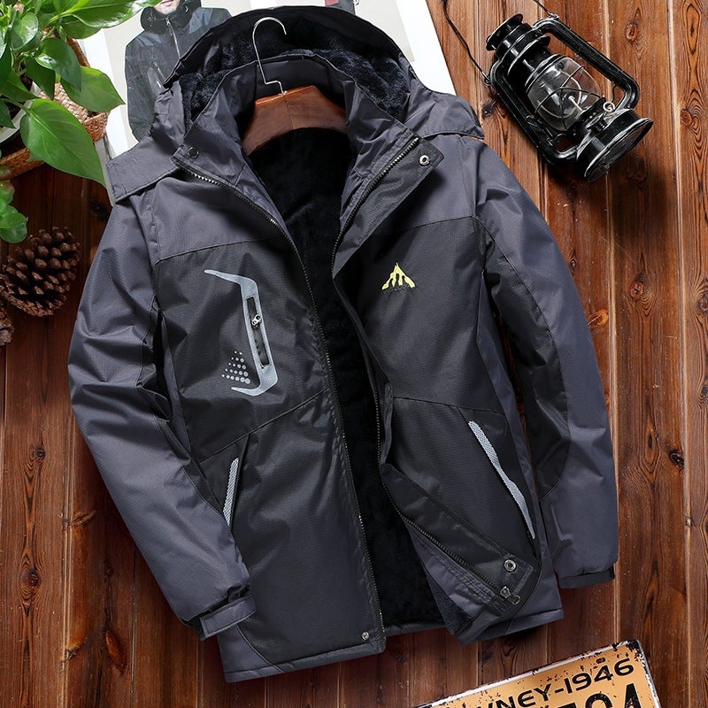Waterproof Men'S Coat Windproof Work Clothes Cold-Proof Warm Rustic Clothes Outdoor Men'S And Women'S Windproof Warm - Image 3