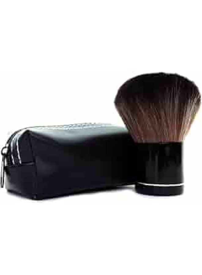 Makeup Designer Kabuki Brush for Powder Foundation with Zipper Case