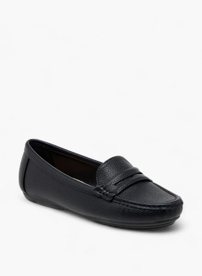 لو كونفورت Solid Slip-On Moccasins