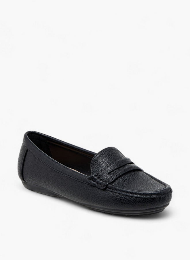 Le Confort Solid Slip-On Moccasins - Image 3