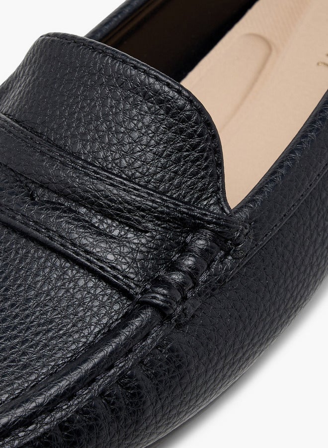 Le Confort Solid Slip-On Moccasins - Image 4