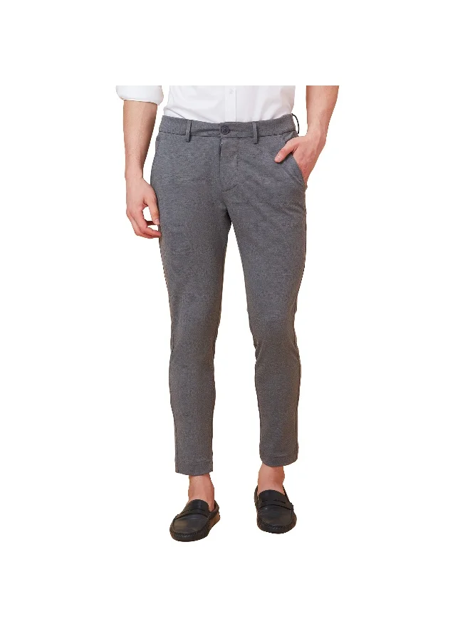 بيينغ هيومان Mens Dk Grey Cropped Fit Chinos