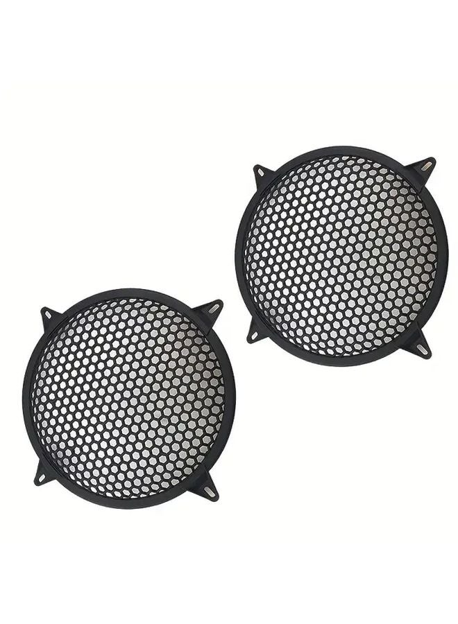 3pcs 12 Inch ABS Speaker Grille Cover with Mounting Screws Black - Image 4