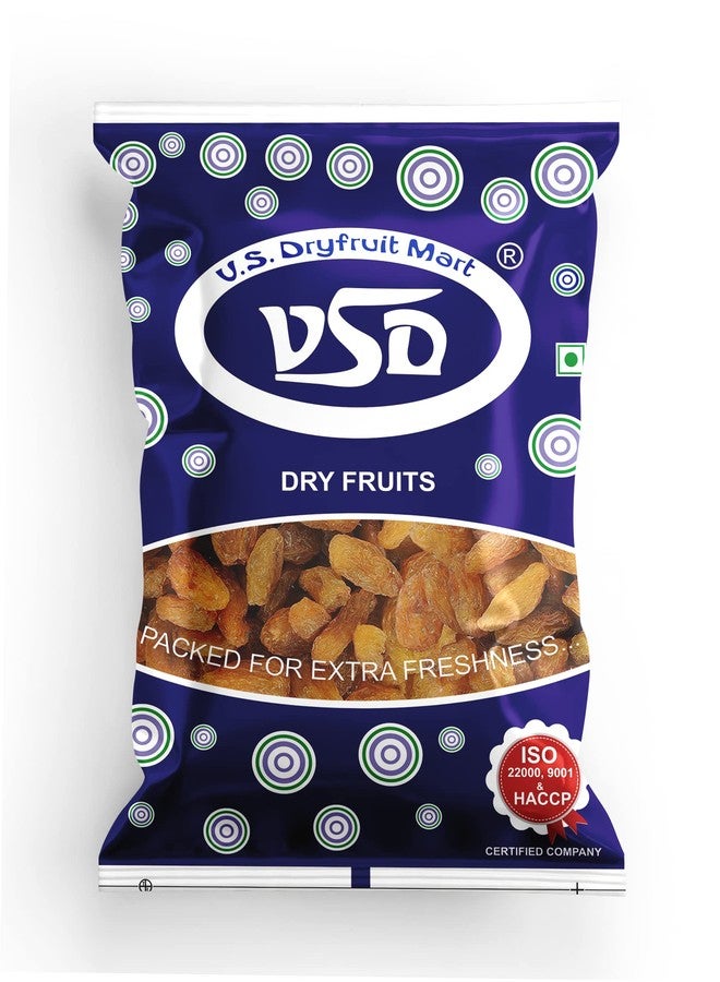 VSD Premium Large Munakka with Seeds High in Nutrients - Kali Kishmish/Munakka - Delicious & Healthy Healthy Snack Dried Fruits, 500Gm - Image 1
