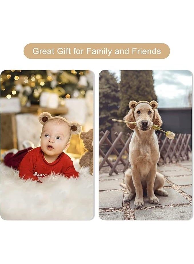 2 Pack Bear Ears Headband for Adult Women, Face Wash Headband, Costume Decoration, Soft and Durable for Party, Dance, Show, Cosplay - Image 5