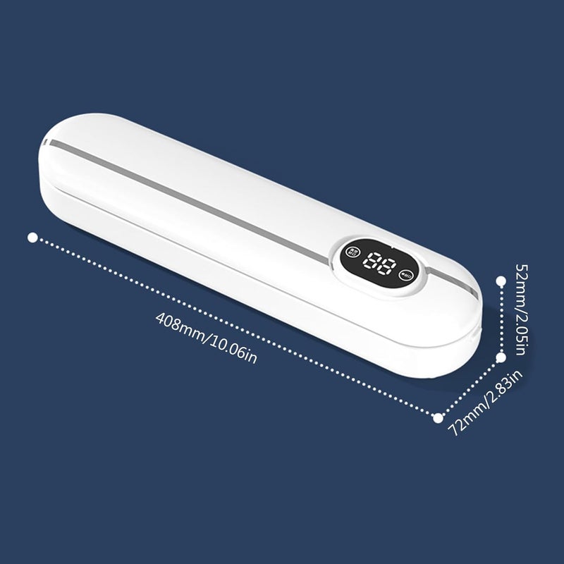Mishrit Mishrit Portable Vacuum Sealer Machine Full Automatic Food with 10 Bags Dry Moist Sealing Easy Operation Versatile Functions Kitchen Efficient ABS Material Multicolor Pack Of 1 - Image 2