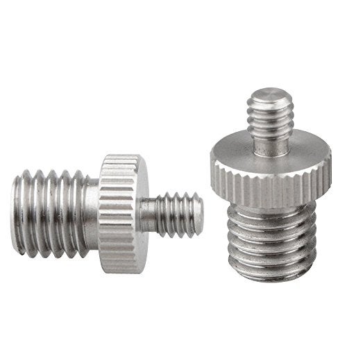 CAMVATE 1/4" Male to M12 Male Double-end Screw Adapter for DSLR Rig(2 Pieces) - 1571 - Image 5