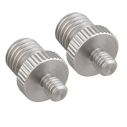 CAMVATE 1/4" Male to M12 Male Double-end Screw Adapter for DSLR Rig(2 Pieces) - 1571 - Image 4
