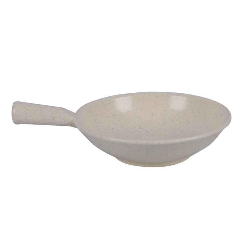 CORNET Polyproplene Pan Shape Chaat Bowl | Microwave Safe | Dessert Bowls | for Guests (Ivory, Set of 4) (7 * 5 * 1.5 Inches) - Image 2