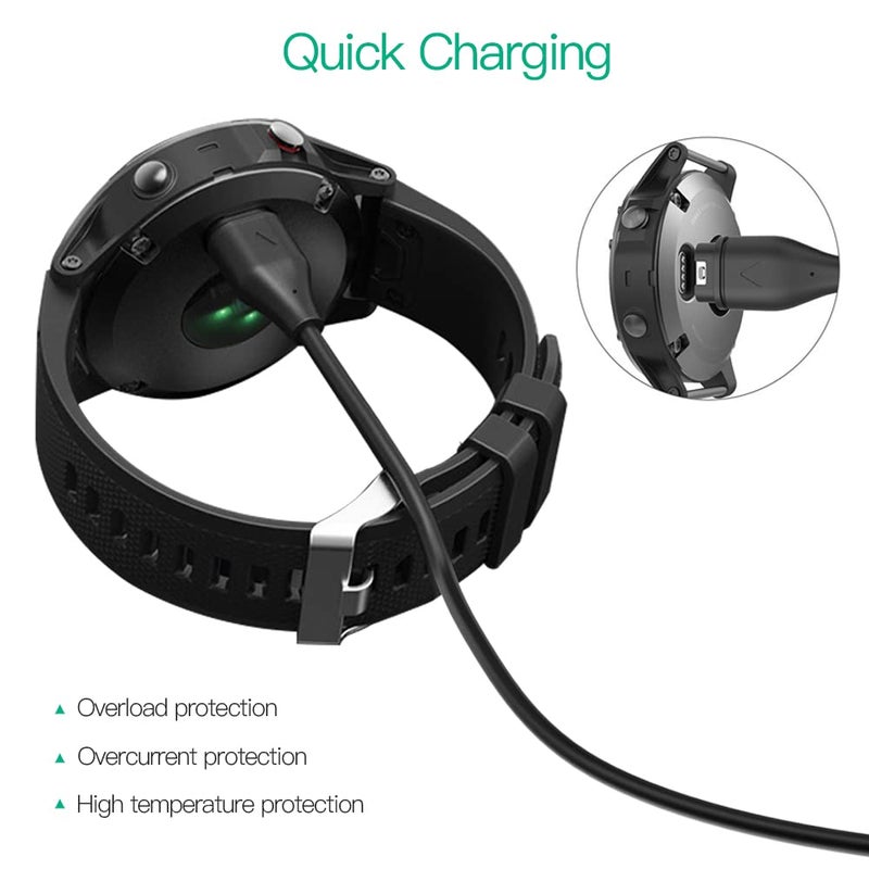 AWINNER Compatible for Garmin Watch Charger Cable (2 Pack) - Image 4