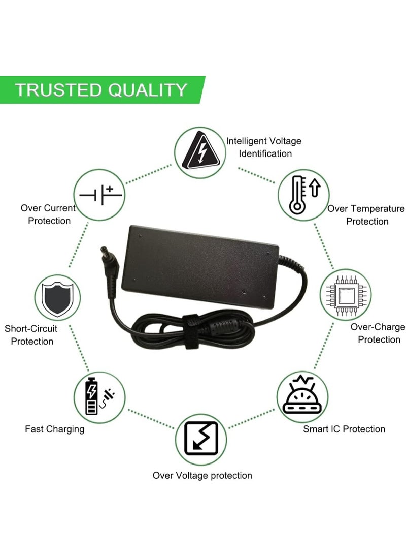 Terabyte - Compatible adapter for Toshiba Tecra R950 19V, 3.95A, 5.5mm x 2.5mm 19V 3.95A 5.5*2.5 - Image 1