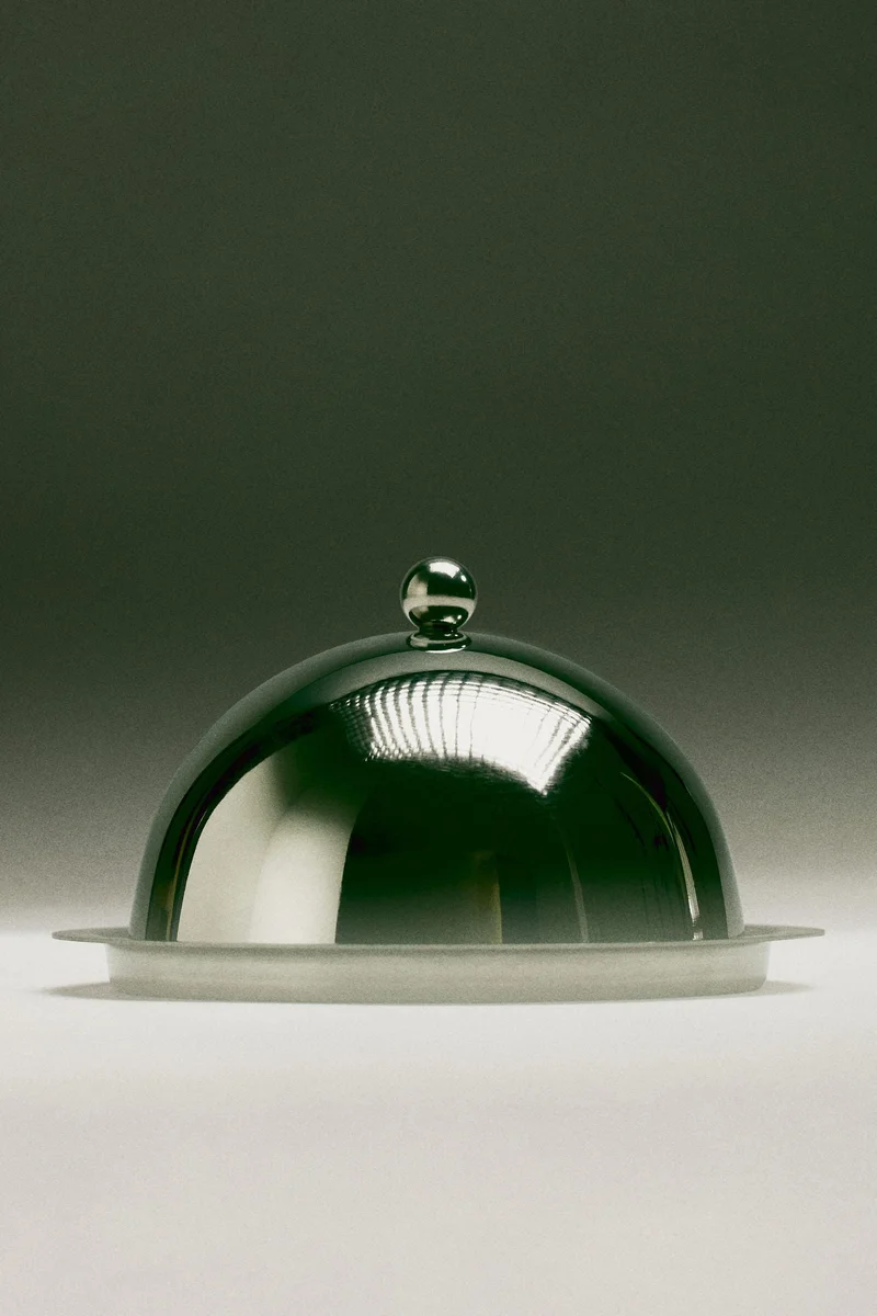 H&M Stainless steel butter dish