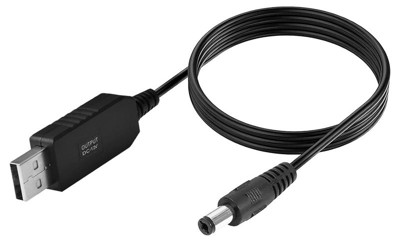 Original USB DC 5V to 12V Router Cable Step Up Power Cable - Image 1