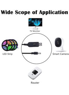 Original USB DC 5V to 12V Router Cable Step Up Power Cable  - Image 2