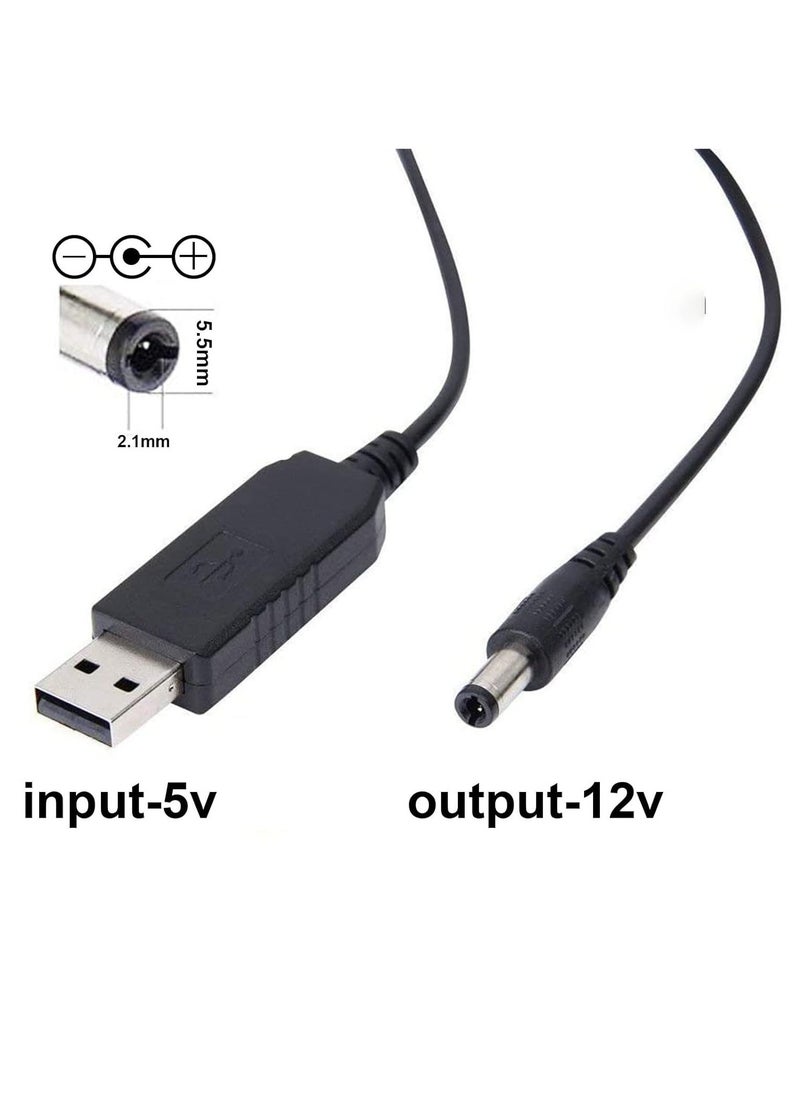 أوريجنال - USB تيار مستمر 5 فولت إلى 12 فولت كابل التوجيه تصعيد كابل الطاقة - Image 1