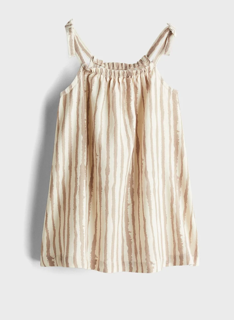 H&M Striped Tie-Strap Dress