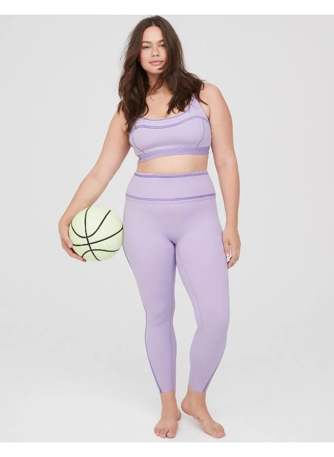 Aerie OFFLINE By Aerie Goals Velvet Trim Legging