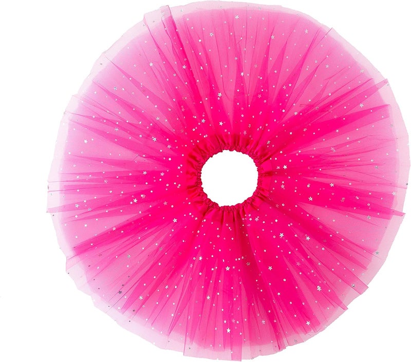 Jastore Girls Layered Stars Sequins Tutu Skirt Princess Ballet Dance Dress for 2-8 Years - Image 2