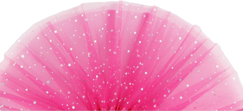 Jastore Girls Layered Stars Sequins Tutu Skirt Princess Ballet Dance Dress for 2-8 Years - Image 3