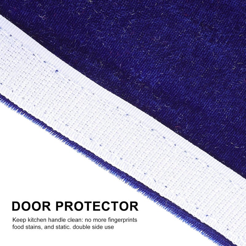 VERDANVERSE 4pcs Blue Refrigerator Door Handle Protectors Fridge Handle Covers Kitchen Appliance Guards for Refrigerator and Microwave Use - Image 5