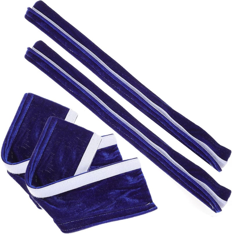 VERDANVERSE 4pcs Blue Refrigerator Door Handle Protectors Fridge Handle Covers Kitchen Appliance Guards for Refrigerator and Microwave Use - Image 1