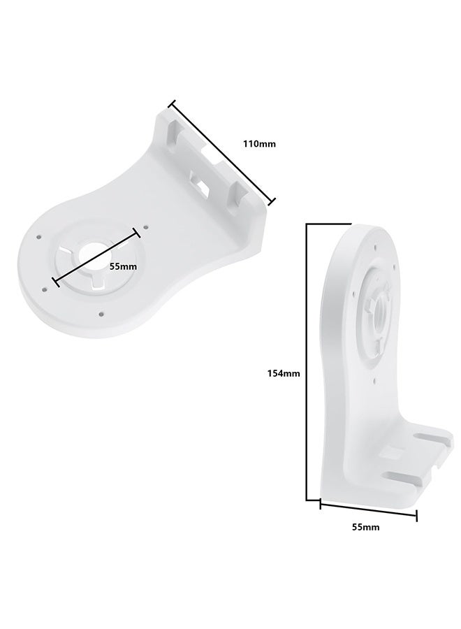 2 Pack Surveillance Camera Wall Mount Bracket for EZVIZ C6 C4 Series IP Camera Easy Installing,Plastic PT Cameras Holder Indoor, Support CCTV IP Cameras Cable Management  - Image 4