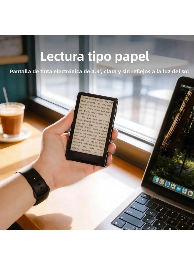 XTEINK X4 E-Book Reader 4.3" Small Portable Pocket E-Ink Reader With Physical Page-Turn,Ultra-Thin 0.23 inch&2.72 0Z Magnetic-Ready Design,Distraction-Free Reading, 16GB Storage - Image 2
