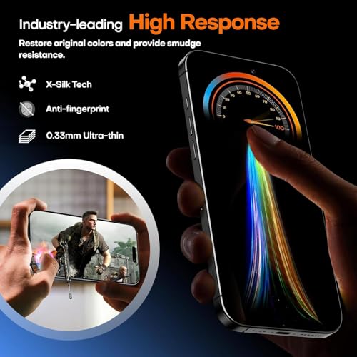 OpenTech® Military-Grade Borderless Tempered Glass for iPhone 16 Pro Max / 17 Pro Max (Transparent) Case Friendly Full Screen Coverage with Installation Kit, Pack of 2 - Image 4