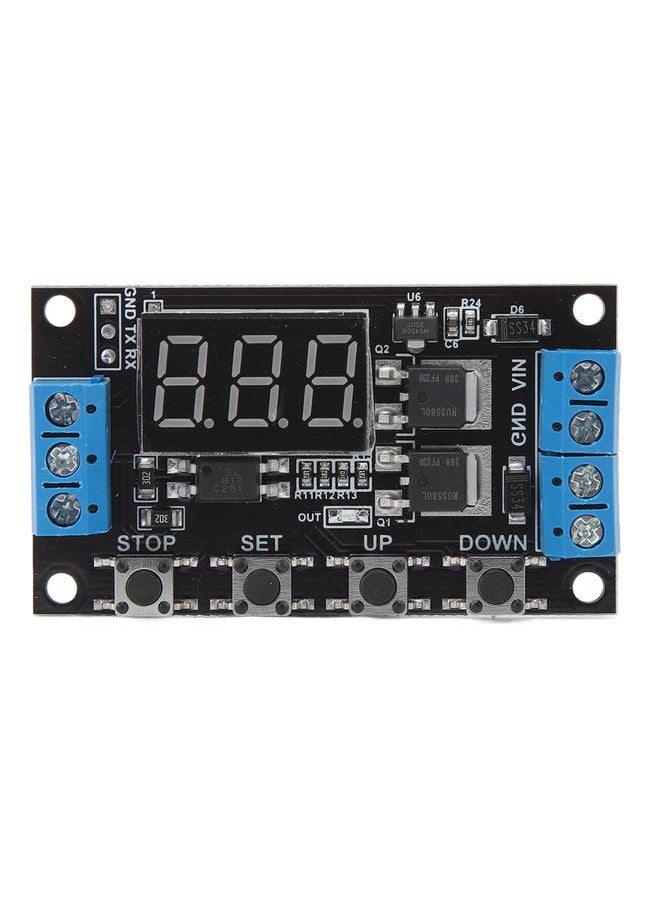 Time Delay Relay Switch Turn On Off Module 5V 12V 24V Double MOS Switch Type Trigger Cycle Timing Delay Interface Board Module