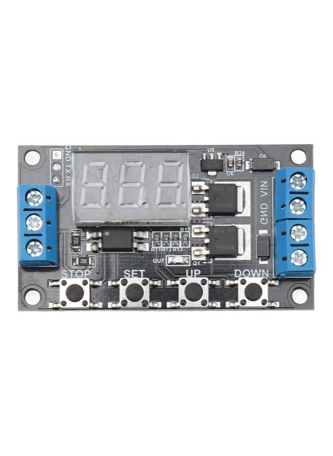 Time Delay Relay Switch Turn On Off Module 5V 12V 24V Double MOS Switch Type Trigger Cycle Timing Delay Interface Board Module
