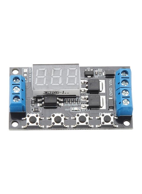 Time Delay Relay Switch Turn On Off Module 5V 12V 24V Double MOS Switch Type Trigger Cycle Timing Delay Interface Board Module