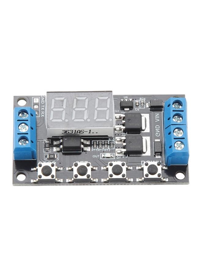 Time Delay Relay Switch Turn On Off Module 5V 12V 24V Double MOS Switch Type Trigger Cycle Timing Delay Interface Board Module