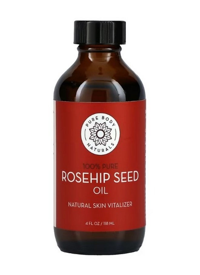 PURE BODY NATURALS - Rosehip Seed Oil 4 fl oz 120 ml - Image 1