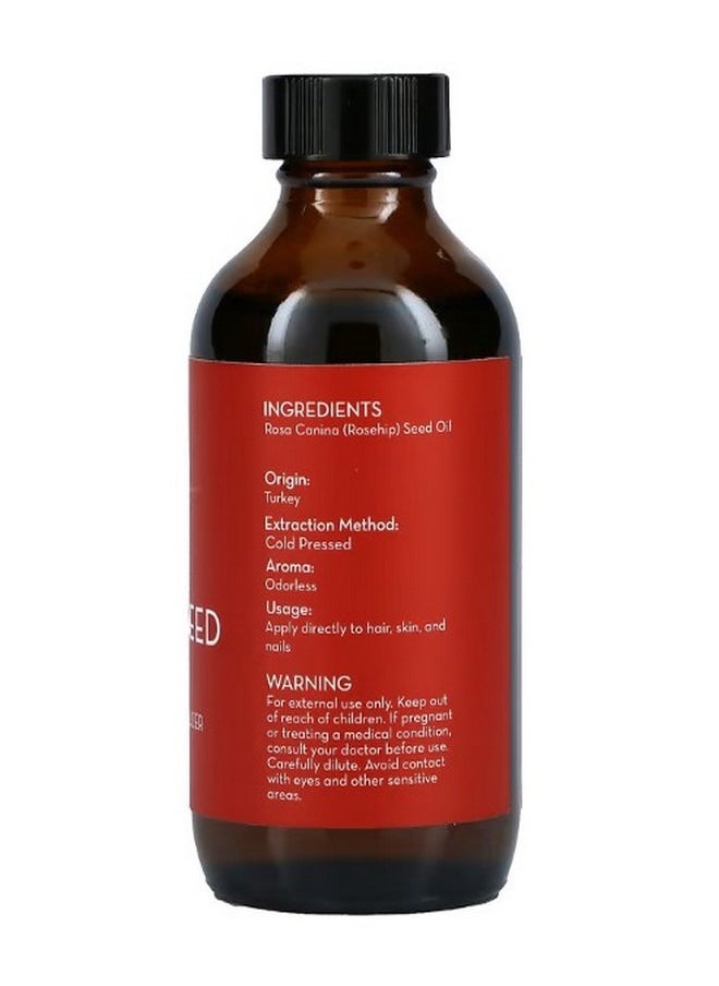PURE BODY NATURALS - Rosehip Seed Oil 4 fl oz 120 ml - Image 1