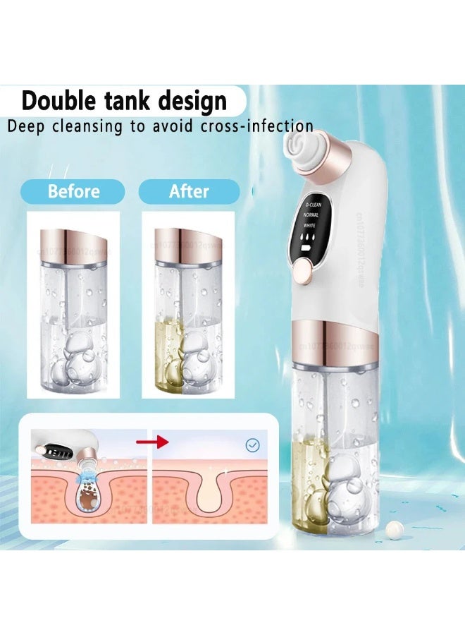 Blackhead Remover Pore Vacuum Face Cleaner Electric Pimple Acne Black Head Removal USB Rechargeable Water Cycle Black Dot Remove - Image 2