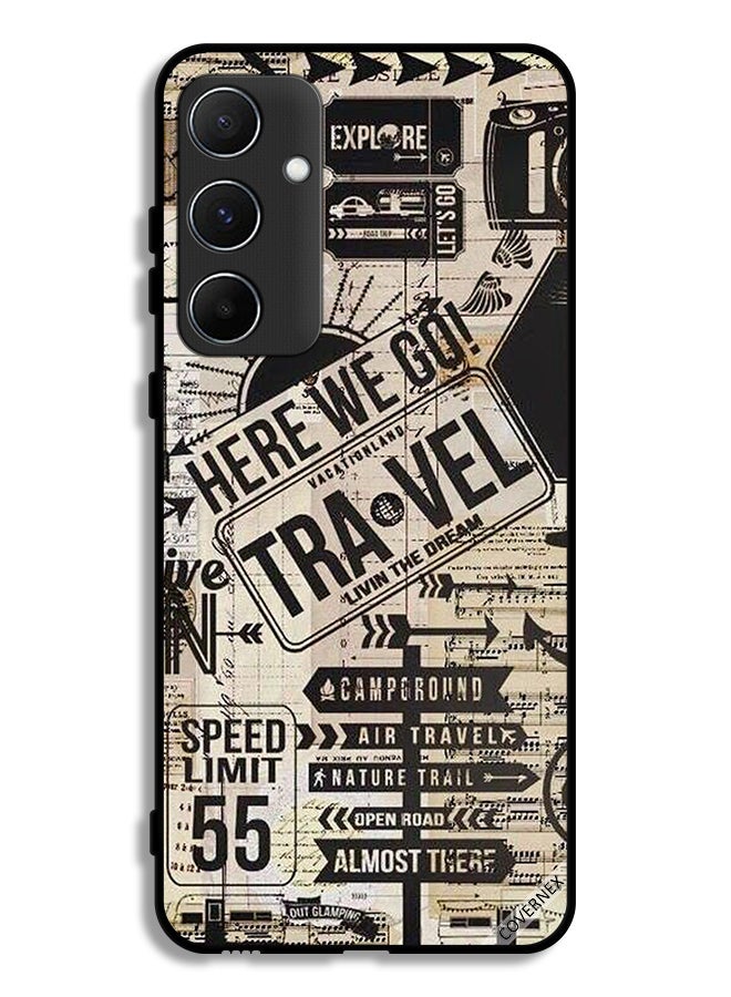 Covernex Samsung Galaxy A55 5G Protective Case Cover Here We Go Travel - Image 1