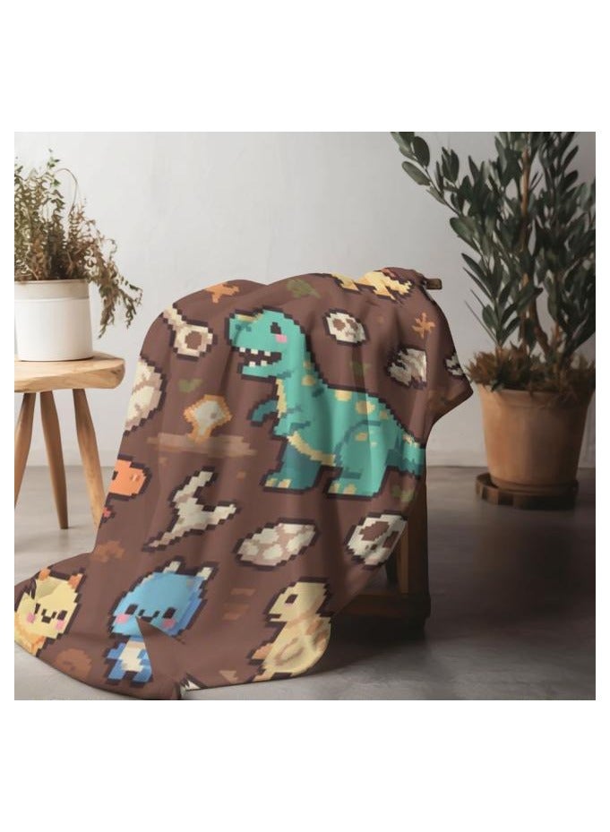 general Flannel thin blanket (warm and comfortable, suitable for sleep, gaming, dust removal and sandproof) 150cm*200cm - 27 - Image 5