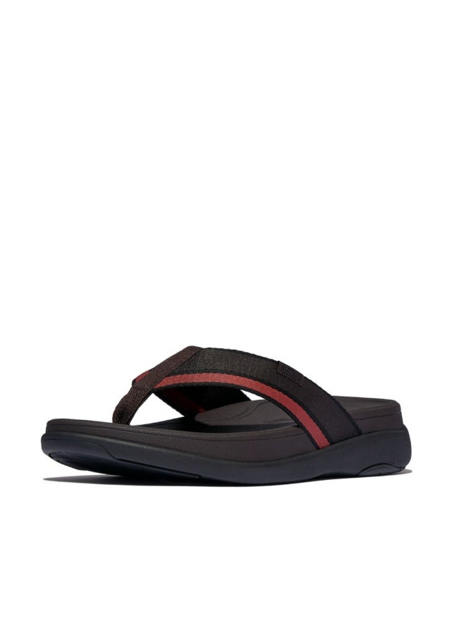 FitFlop 049-862 Fitflop Mens F-Mode Go Mens Tonal-Edge Webbing Sling Toe-Thongs IX3-C73 Chocolate  - Image 3