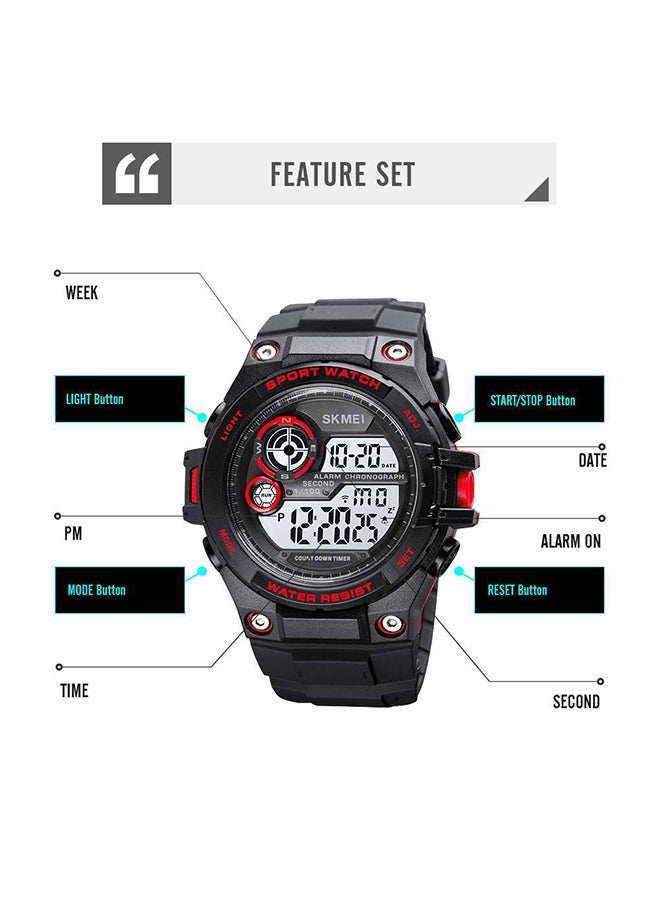 general Stainless Steel Magnetic Touchscreen LED Digital Watch with Sleek Minimalist Design and Modern Metallic Accents for Men and Women - Image 5